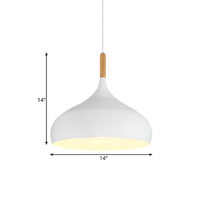 Nordic Teardrop Pendant Light With Metal Shade 1 Light - Nalani - UK Fashion Clothing and Decor