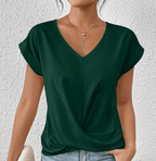 Novir | Tummy tucking V - neck top - Nalani - Fashion Clothing and Decor