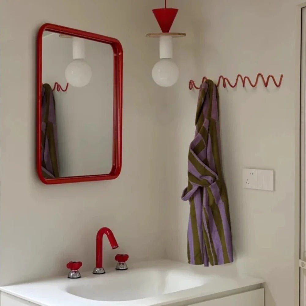 Ocean Wave Wall Hook Wrought Iron Entryway Hanger Mounting - Nalani - UK Fashion Clothing and Decor