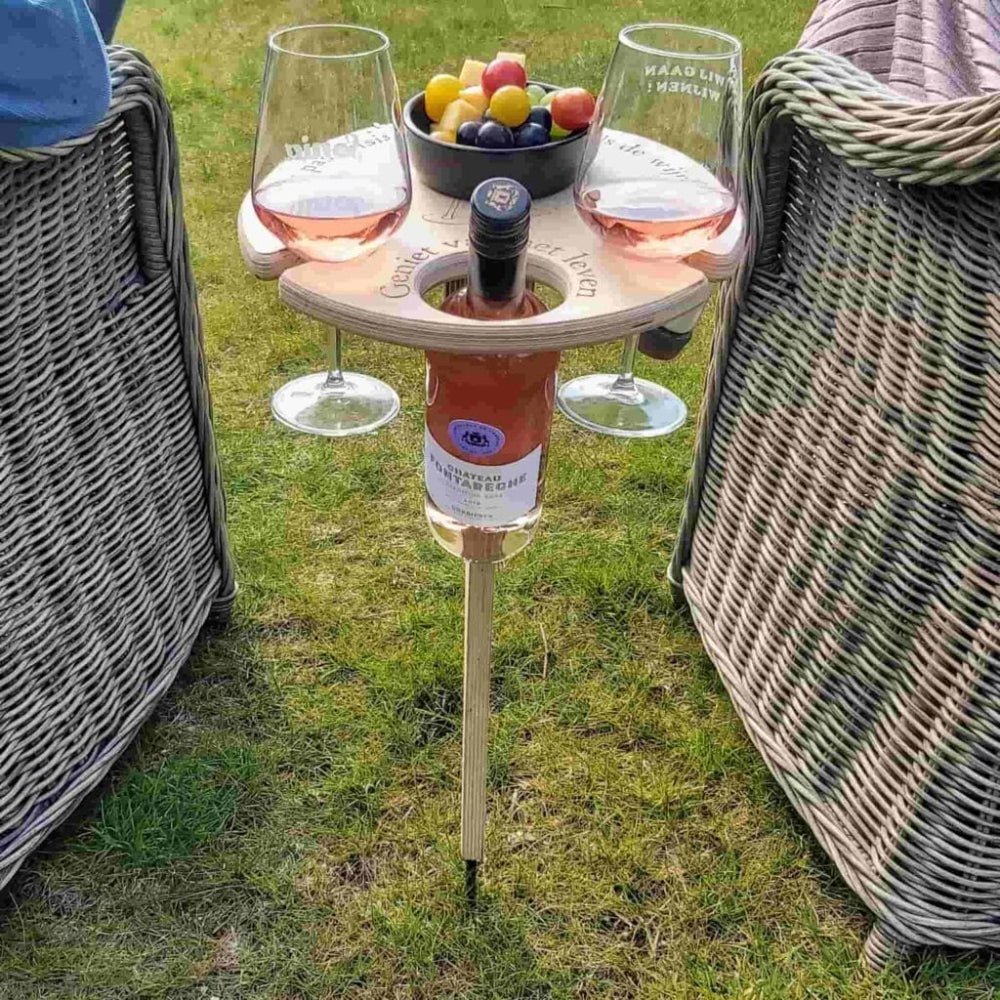 Outdoor Portable Wine Table For Picnics And Beach Snacks - Nalani - UK Fashion Clothing and Decor
