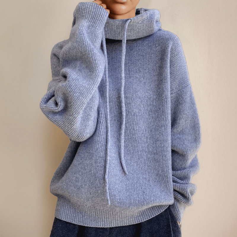 Oversized Hoodie For Women Minimalist Cozy Drawstring Hood - Nalani - UK Fashion Clothing and Decor
