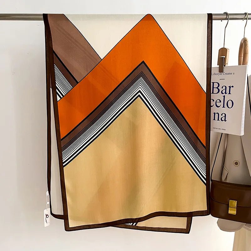 Oversized Winter Wool Cotton Blend Scarf for Women Cozy - Nalani - UK Fashion Clothing and Decor