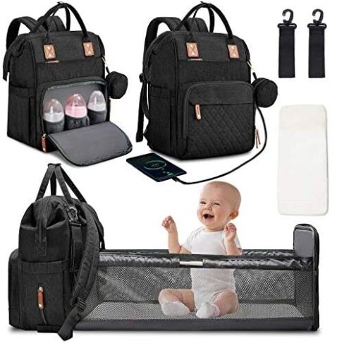 backpack travel cot Portable Changing Bag And Travel Cot For On The Go Parents – NaLani