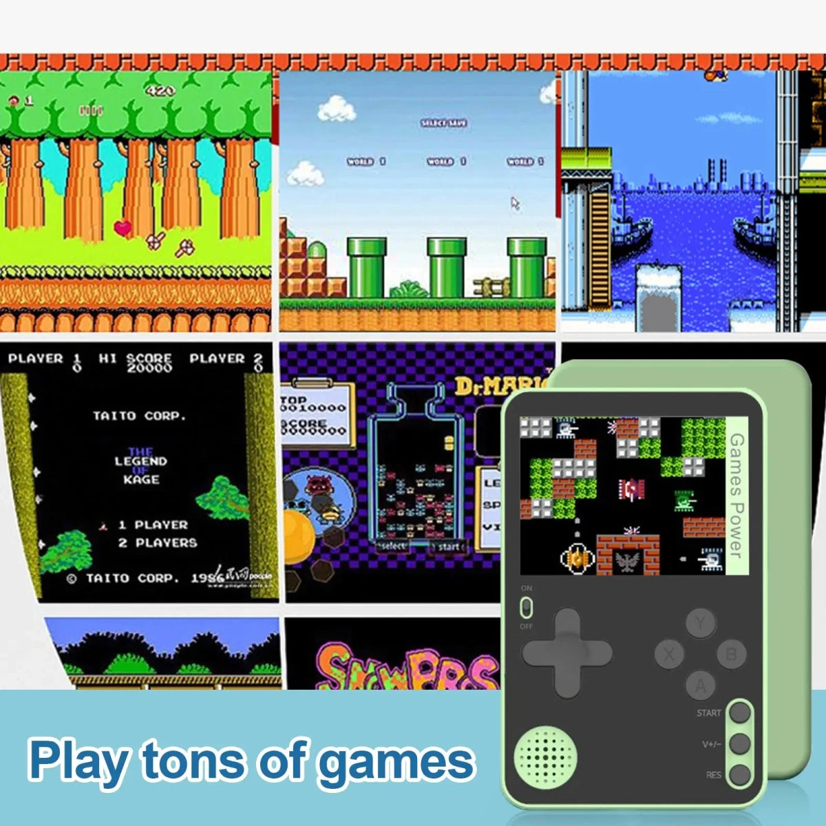 Portable Retro Game Console 3.5 Inch IPS Screen 3000mAh - Nalani - UK Fashion Clothing and Decor