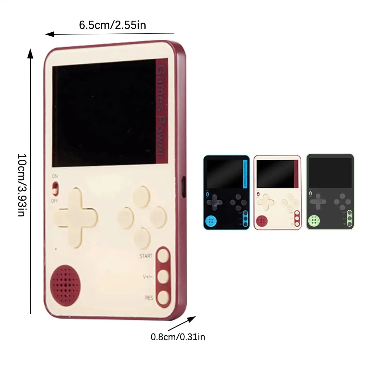 Portable Retro Game Console 3.5 Inch IPS Screen 3000mAh - Nalani - UK Fashion Clothing and Decor