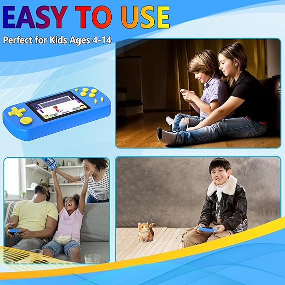 Portable Retro Handheld Console With 218 Preloaded Games - Nalani - UK Fashion Clothing and Decor