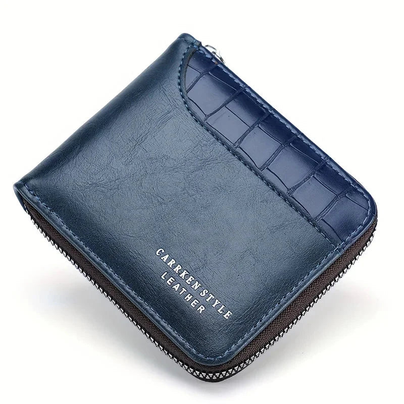 Premium Leather Wallet For Men With Card Slots And Coins - Nalani - UK Fashion Clothing and Decor