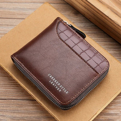 Premium Leather Wallet For Men With Card Slots And Coins - Nalani - UK Fashion Clothing and Decor