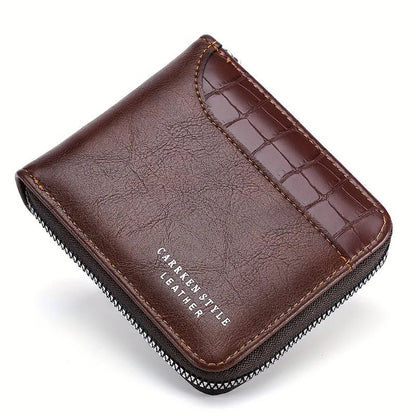 Premium Leather Wallet For Men With Card Slots And Coins - Nalani - UK Fashion Clothing and Decor