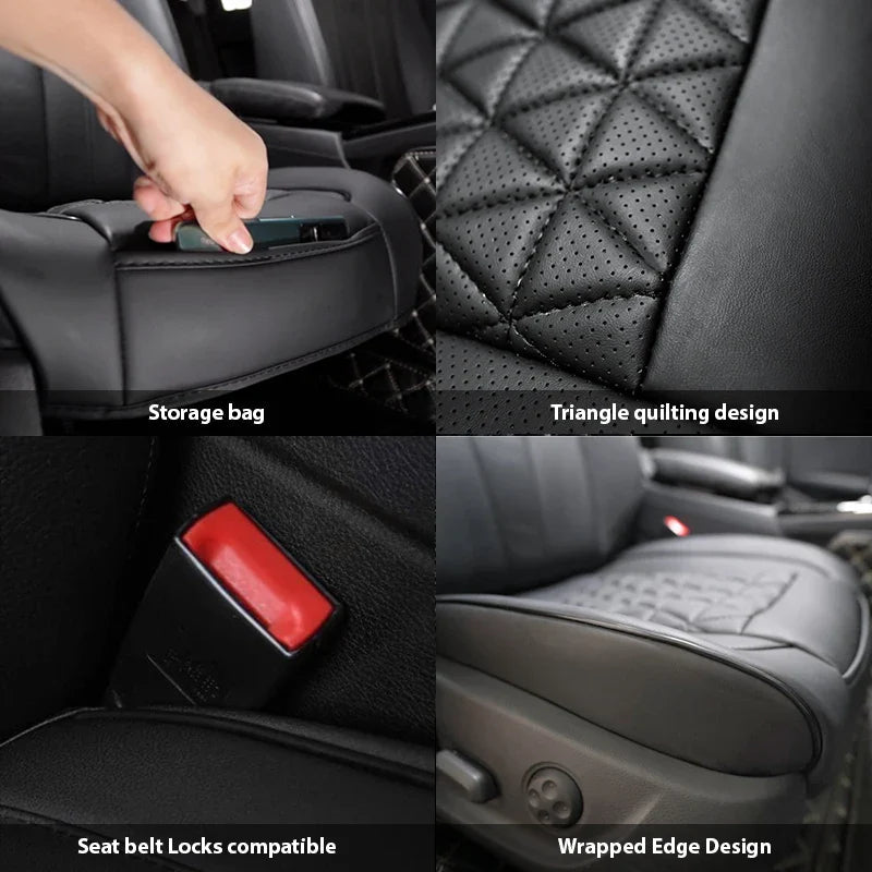 Premium PU Leather Seat Protector Universal Car Seat Cover - Nalani - UK Fashion Clothing and Decor