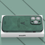 Premium Suede Leather IPhone Case With Shock Absorbing Liner - Nalani - UK Fashion Clothing and Decor