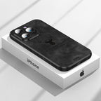 Premium Suede Leather IPhone Case With Shock Absorbing Liner - Nalani - UK Fashion Clothing and Decor