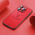 Premium Suede Leather IPhone Case With Shock Absorbing Liner - Nalani - UK Fashion Clothing and Decor