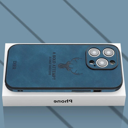 Premium Suede Leather IPhone Case With Shock Absorbing Liner - Nalani - UK Fashion Clothing and Decor