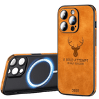 Premium Suede Leather IPhone Case With Shock Absorbing Liner - Nalani - UK Fashion Clothing and Decor