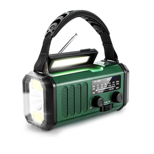 Professional Emergency Radio With Solar Power And Hand Crank Flashlight - Nalani - UK Fashion Clothing and Decor