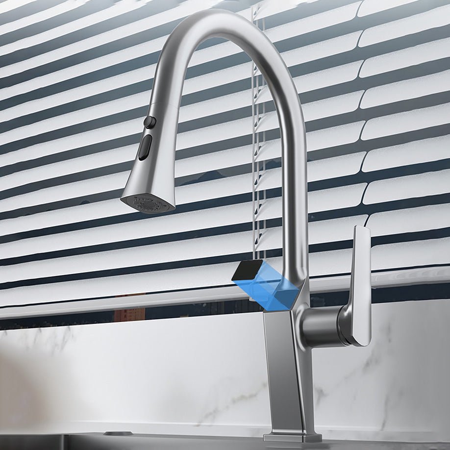 Pull Down Kitchen Faucet With Sprayer And Single Handle - Nalani - UK Fashion Clothing and Decor