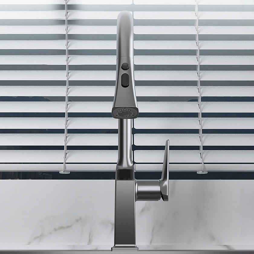 Pull Down Kitchen Faucet With Sprayer And Single Handle - Nalani - UK Fashion Clothing and Decor