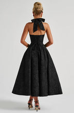 Rafaella – Sleeveless A-Line Midi Dress For Warm Weather - Nalani - Fashion Clothing and Decor