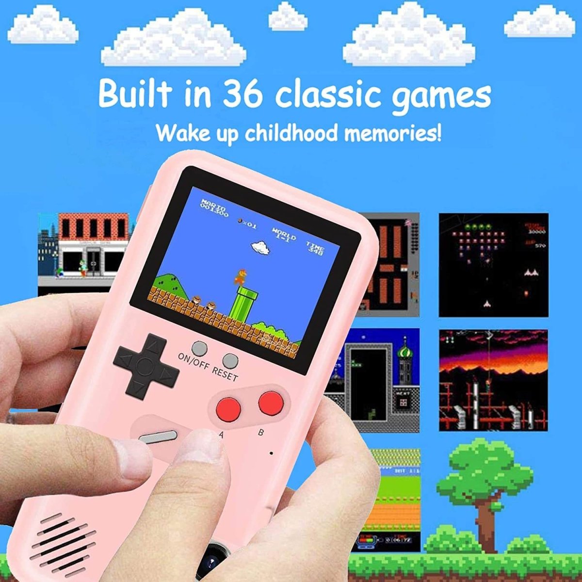 Retro Gaming Phone Case With 36 Classic Arcade Games - Nalani - UK Fashion Clothing and Decor