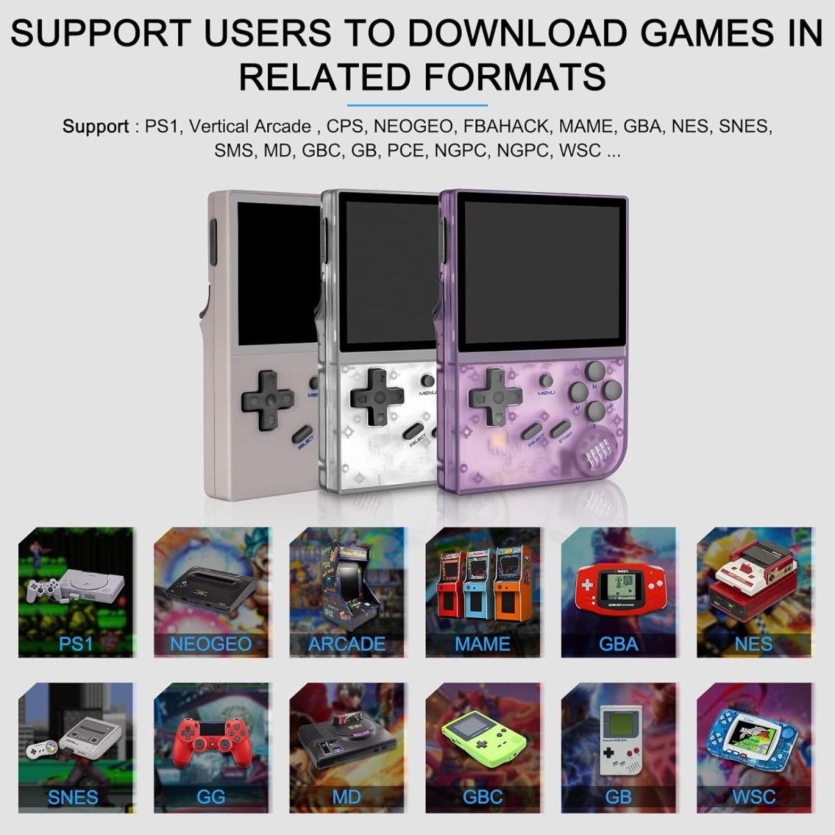 Retro Pocket Console With 3.5 Inch Screen And 5474 Games - Nalani - UK Fashion Clothing and Decor