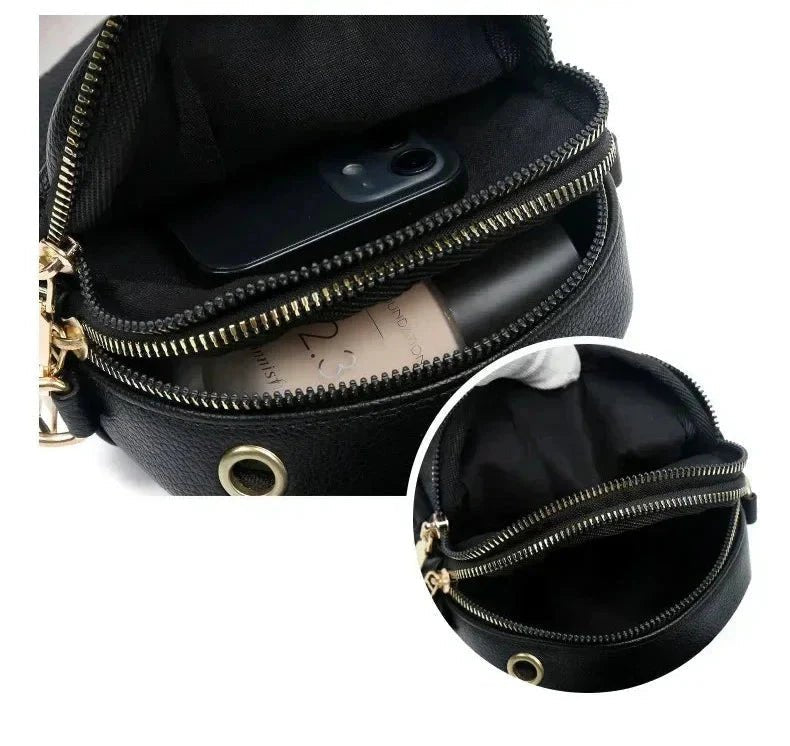 Retro Vegan Leather Small Shoulder Bag For Women Everyday - Nalani - UK Fashion Clothing and Decor