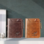 RFID Blocking Waterproof Leather Wallet Compact And Durable - Nalani - UK Fashion Clothing and Decor