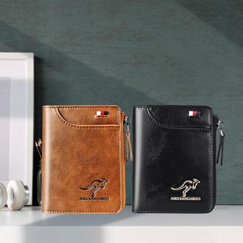 RFID Blocking Waterproof Leather Wallet Compact And Durable - Nalani - UK Fashion Clothing and Decor