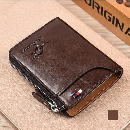 RFID Blocking Waterproof Leather Wallet Compact And Durable - Nalani - UK Fashion Clothing and Decor