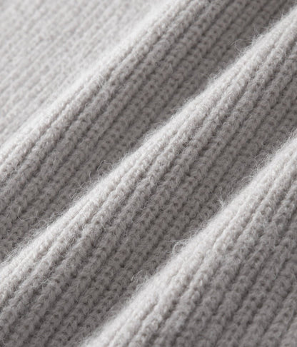 Ribbed Zip Through Cardigan With Funnel Neck For Men - Nalani - UK Fashion Clothing and Decor