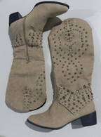 Riloh | Orthopedic Boots With Pointed Toe And Mid Block Heel Knee High - Nalani - Fashion Clothing and Decor