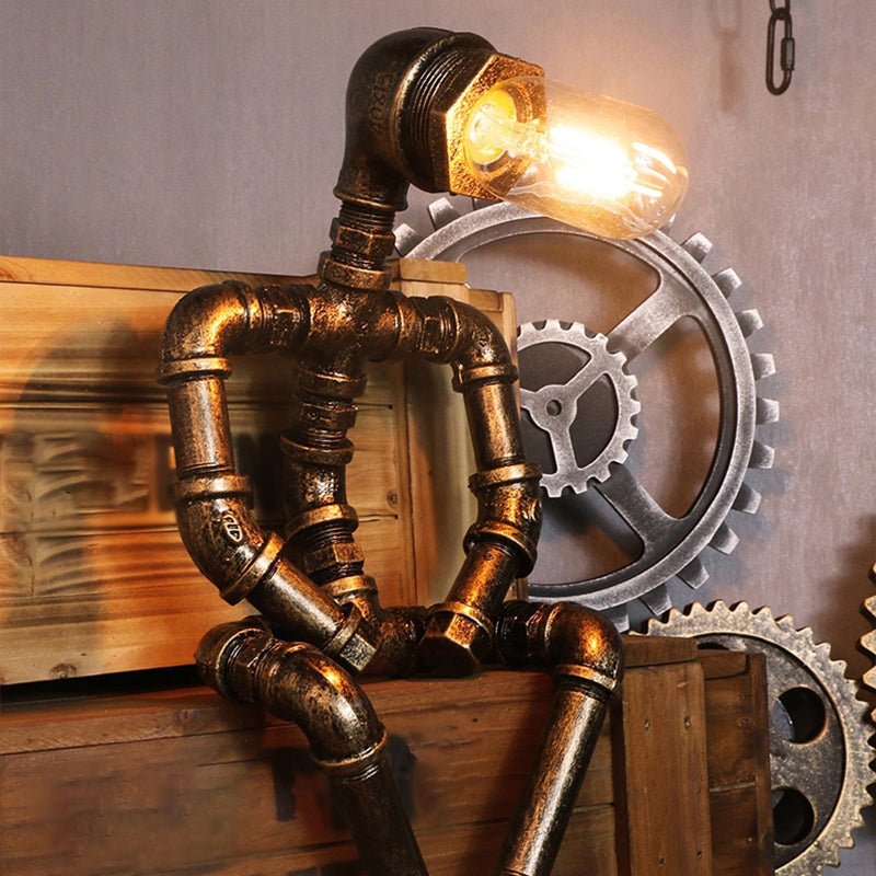 Robot Style Bedroom Lamp With Storage LED Night Light - Nalani - UK and AUS Fashion Clothing and Decor