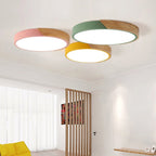 Round Flush Mount Ceiling Light Contemporary Acrylic Bedroom - Nalani - UK Fashion Clothing and Decor