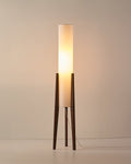 Scandinavian Walnut Floor Lamp – Solid Wood Art Lamp with Dimmable LED - Nalani - UK and AUS Fashion Clothing and Decor