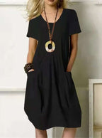 Sculpting Stylish Knee - Length Midi Dress - Nalani - Fashion Clothing and Decor