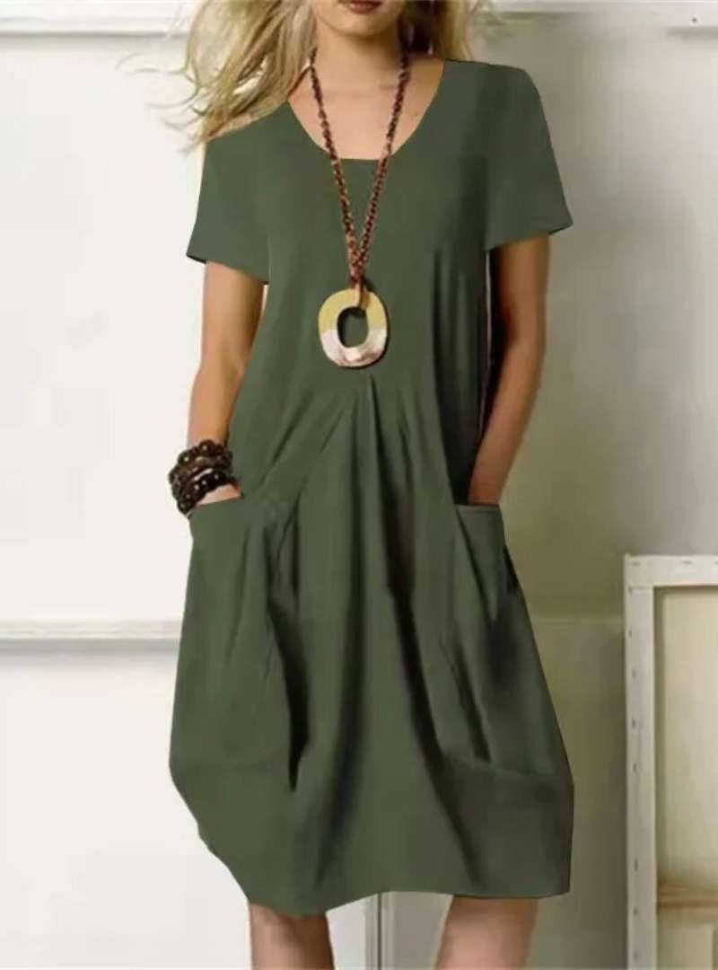 Sculpting Stylish Knee - Length Midi Dress - Nalani - Fashion Clothing and Decor