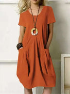 Sculpting Stylish Knee - Length Midi Dress - Nalani - Fashion Clothing and Decor