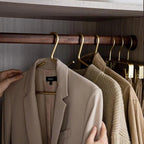 Set Of 5 Clothes Hangers For Sleek Wardrobe Organization - Nalani - UK Fashion Clothing and Decor