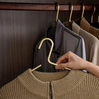 Set Of 5 Clothes Hangers For Sleek Wardrobe Organization - Nalani - UK Fashion Clothing and Decor