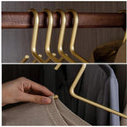 Set Of 5 Clothes Hangers For Sleek Wardrobe Organization - Nalani - UK Fashion Clothing and Decor