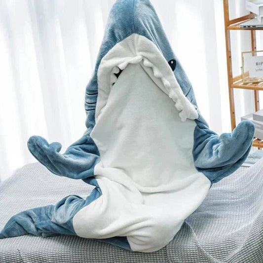 Shark Shaped Cozy Winter Blanket Soft and Trendy Home - Nalani - UK Fashion Clothing and Decor