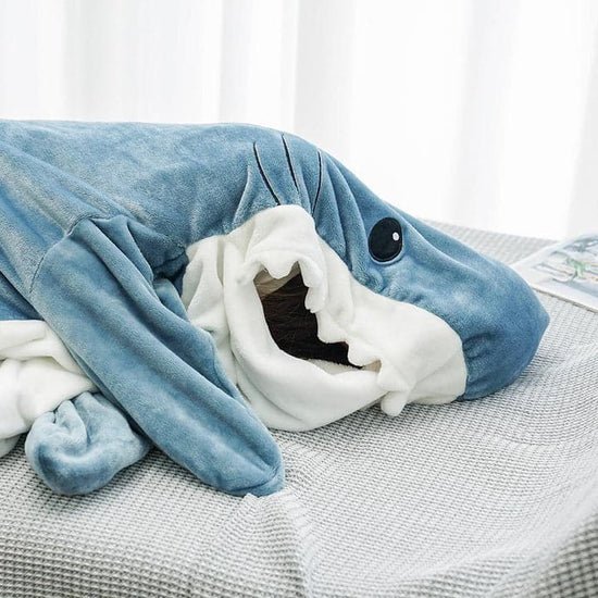 Shark Shaped Cozy Winter Blanket Soft and Trendy Home - Nalani - UK Fashion Clothing and Decor