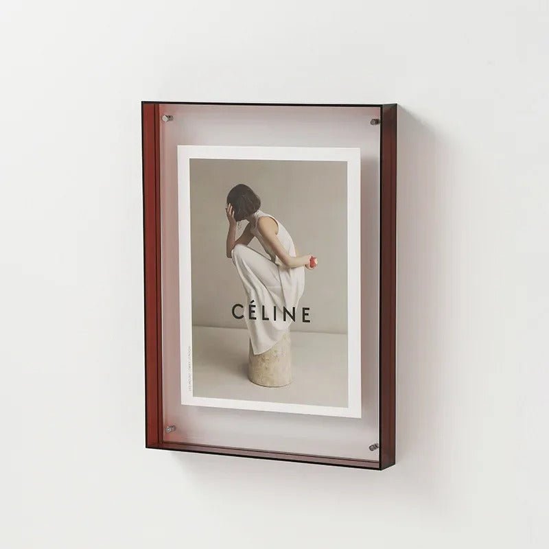Sleek Modern Photo Frames with Vibrant Colored Edges - Nalani - UK Fashion Clothing and Decor