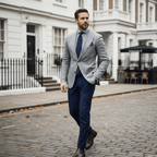 Slim Fit Blazer for Men Tailored Everyday Versatile Jacket - Nalani - UK Fashion Clothing and Decor