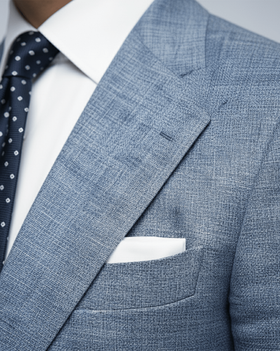Slim Fit Men's Blazer Lightweight Tailored Jacket For Business - Nalani - UK Fashion Clothing and Decor