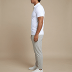Slim Fit Men's Polo Shirt With Zip Closure Short Sleeve - Nalani - UK and AUS Fashion Clothing and Decor