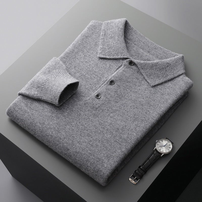 Soft Long Sleeve Polo Shirt Classic Fit For Smart Casual - Nalani - UK Fashion Clothing and Decor