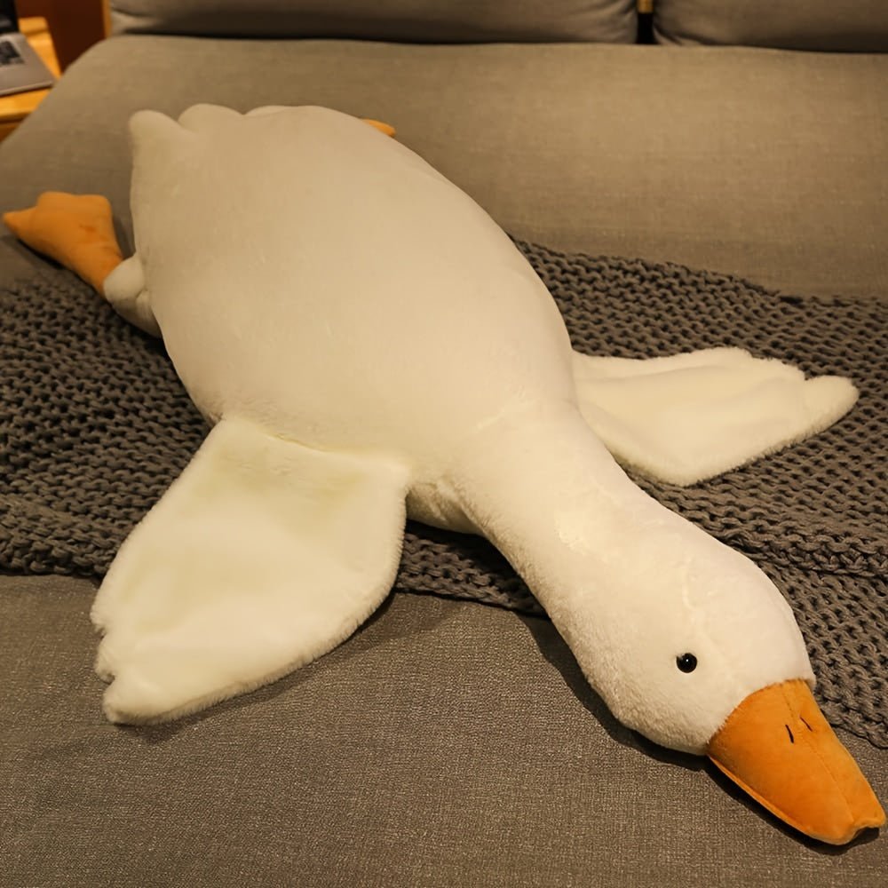 Soft Plush Duck Cuddle Toy For Kids And Cozy Floor Mat - Nalani - UK Fashion Clothing and Decor