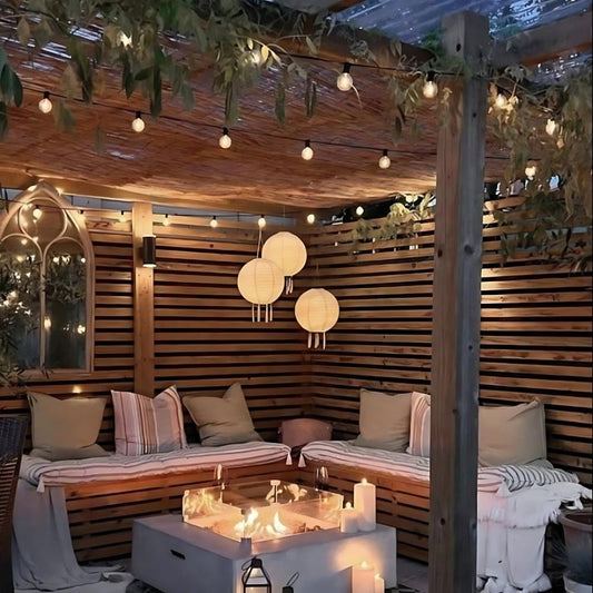 Solar Lantern for Garden and Patio LED Night Glow Light - Nalani - UK Fashion Clothing and Decor