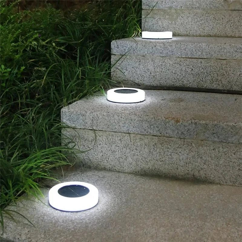 Solar Lawn Light Outdoor 8 LED Garden Pathway Lamp Deluxe - Nalani - UK Fashion Clothing and Decor